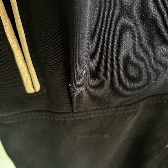 Vintage 80s/90s Black and Cream Blazer with Geometric Stripes - Picture 7 of 7